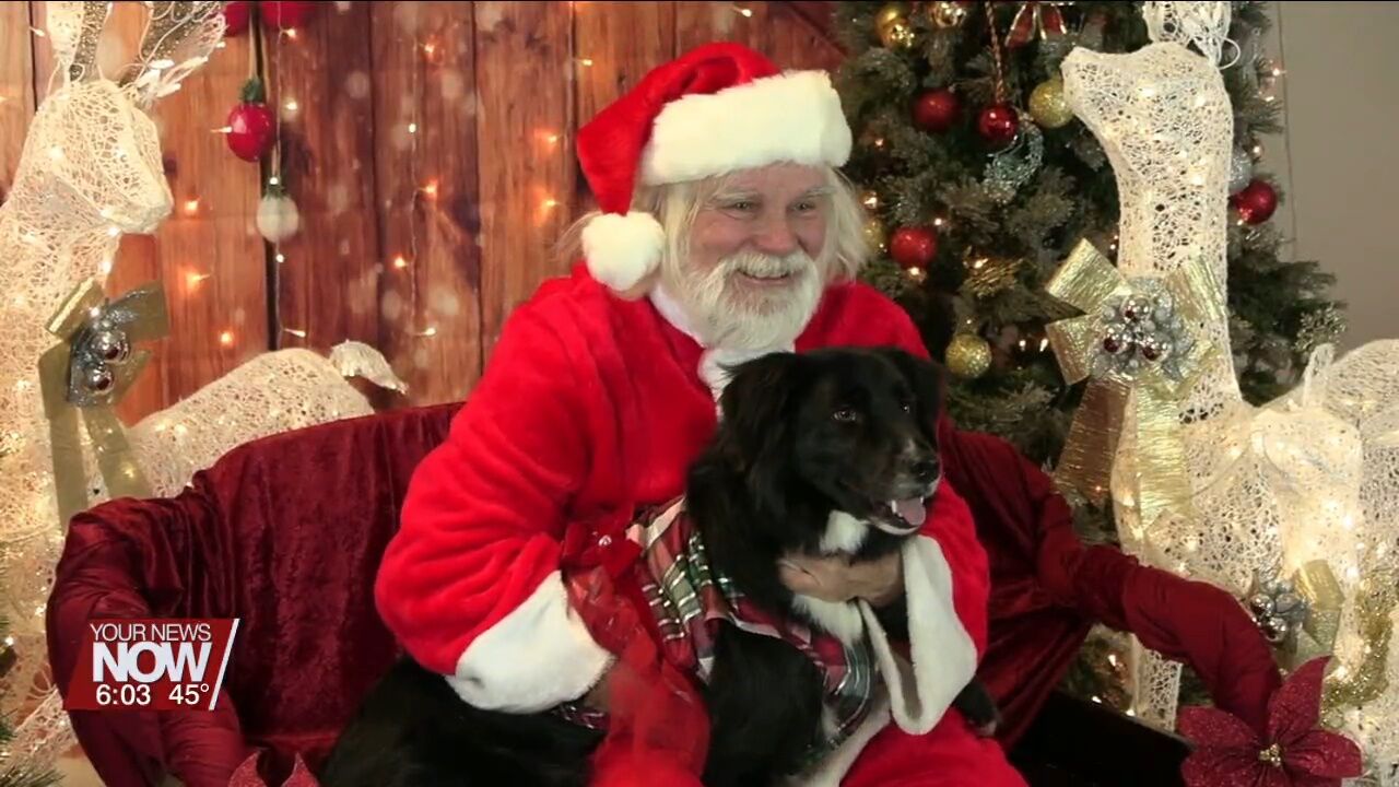 Pets meet and take photos with Santa to help raise money for Ohio SPCA & Humane Society